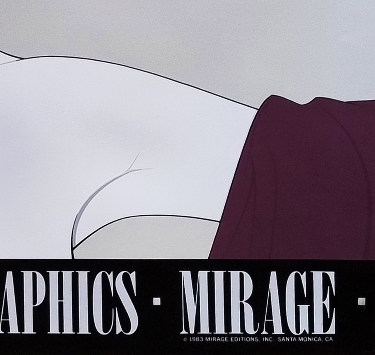 1980s Original Gorgeous Patrick Nagel 