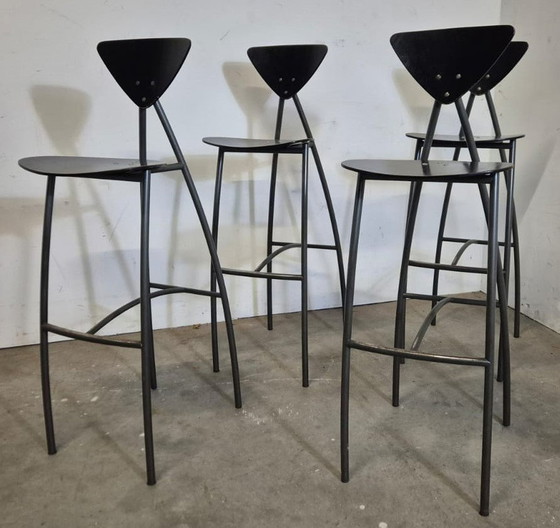 Image 1 of Memphis Style Stools Set