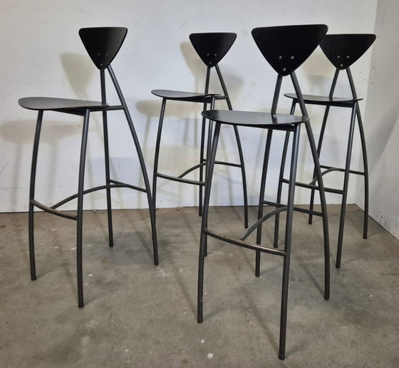 Image 1 of Memphis Style Stools Set