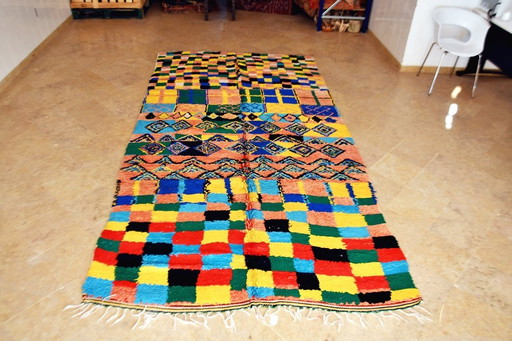 Vintage Moroccan Boujaad Rug 350 x 165 cm