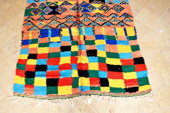 Image 1 of Vintage Moroccan Boujaad Rug 350 x 165 cm