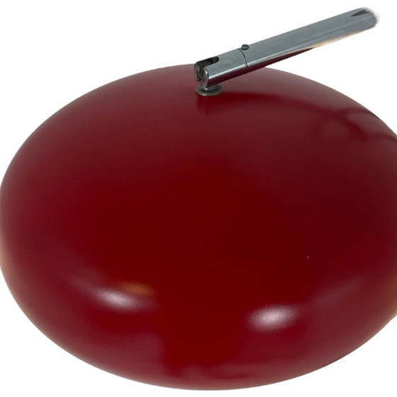 Image 1 of Vintage - ca. 1960’s - Space age design - Adjustable wall sconce with bright red shade