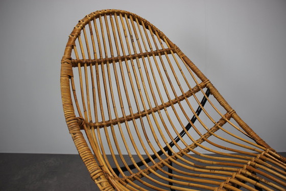 Image 1 of Rattan Lounge Chair by ULUV for Alan Fuchs, Czechoslovakia, 1960s