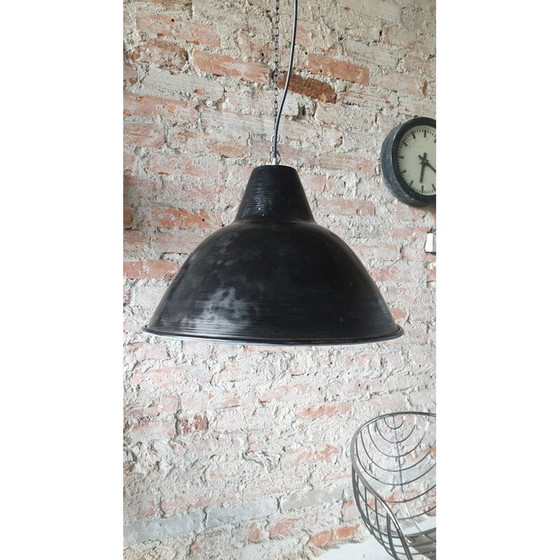 Image 1 of Lampada a sospensione Loft Vintage Industriale Modello Tedesco EHS2C, Anni '50