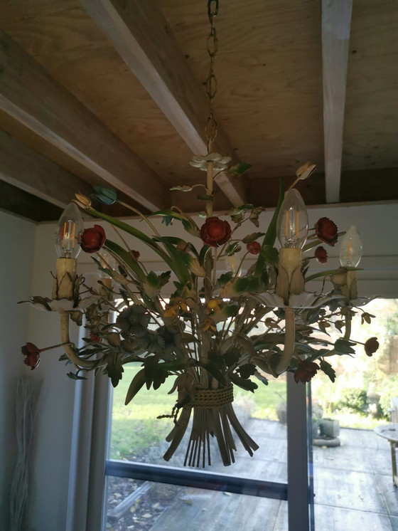 Image 1 of Chandelier In The Shape Of A Flower Bouquet