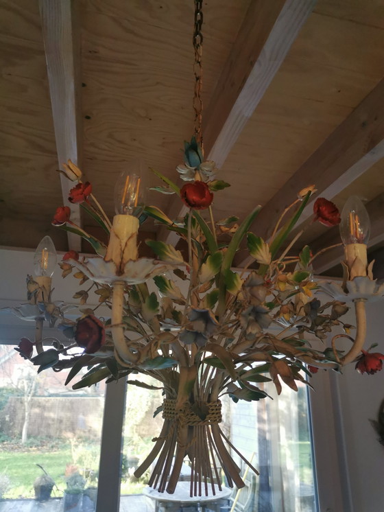 Image 1 of Chandelier In The Shape Of A Flower Bouquet