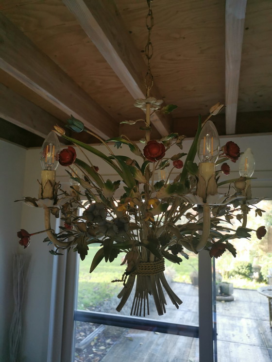 Image 1 of Chandelier In The Shape Of A Flower Bouquet