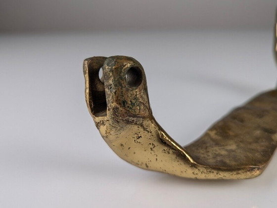 Image 1 of Brutalist Style Bronze Sculptural Handle, 1970S