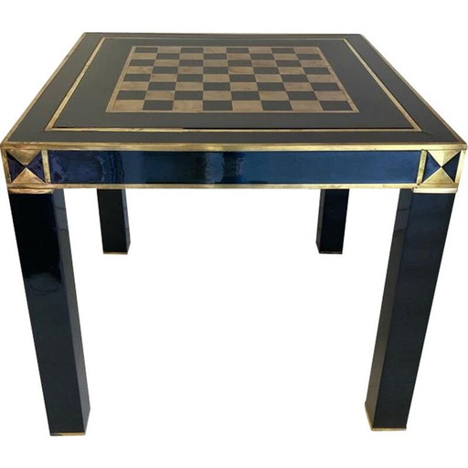 Vintage game table by Jean Claude Mahey, 1970