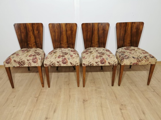 Image 1 of Art Deco Dining Chairs By Jindrich Halabala