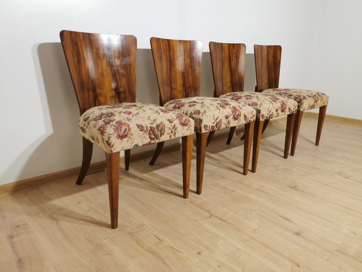 Art Deco Dining Chairs By Jindrich Halabala