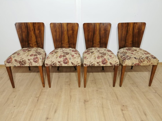 Image 1 of Art Deco Dining Chairs By Jindrich Halabala