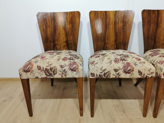 Image 1 of Art Deco Dining Chairs By Jindrich Halabala