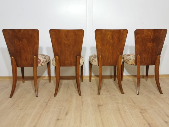 Image 1 of Art Deco Dining Chairs By Jindrich Halabala