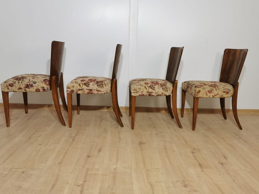 Art Deco Dining Chairs By Jindrich Halabala