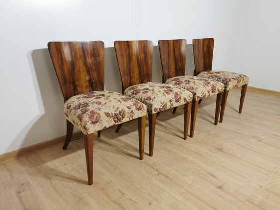 Image 1 of Art Deco Dining Chairs By Jindrich Halabala