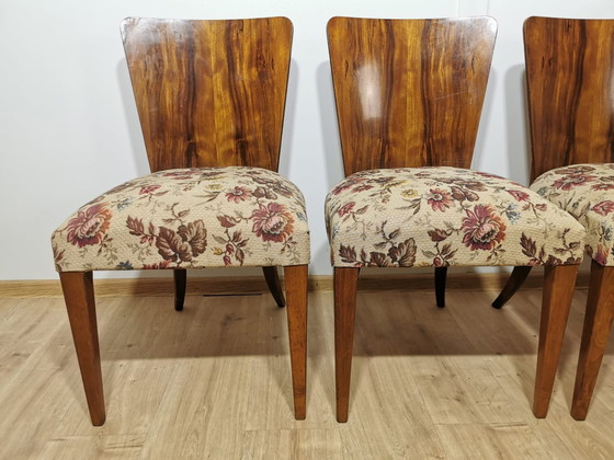 Image 1 of Art Deco Dining Chairs By Jindrich Halabala