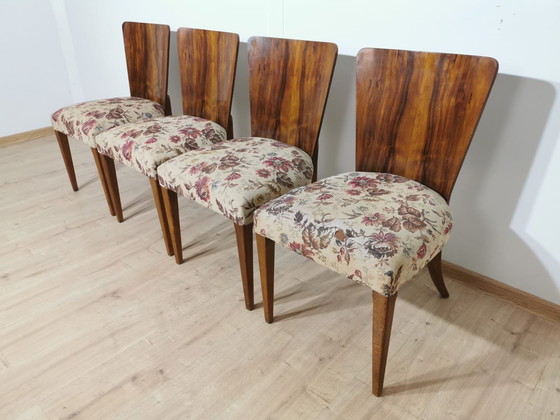 Image 1 of Art Deco Dining Chairs By Jindrich Halabala