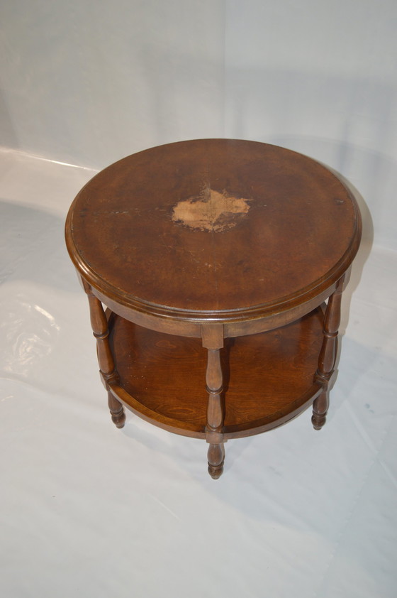 Image 1 of Round Wooden Table