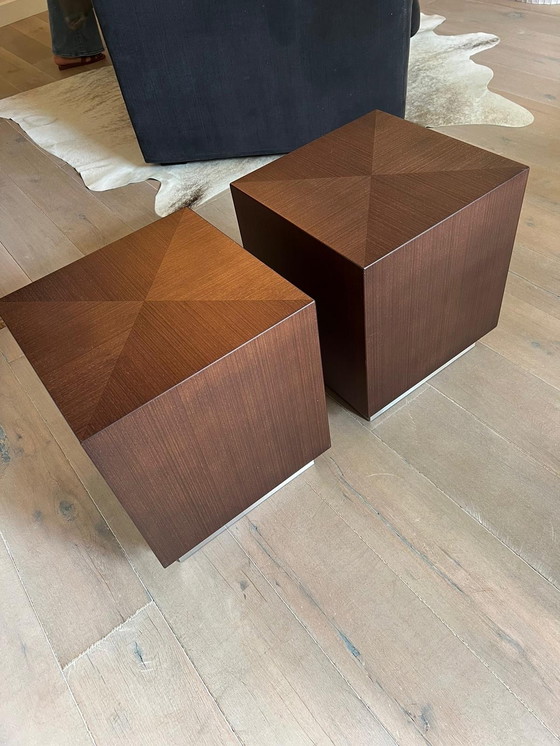 Image 1 of 2x Minotti side tables