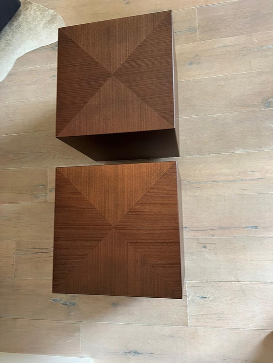 Image 1 of 2x Minotti side tables