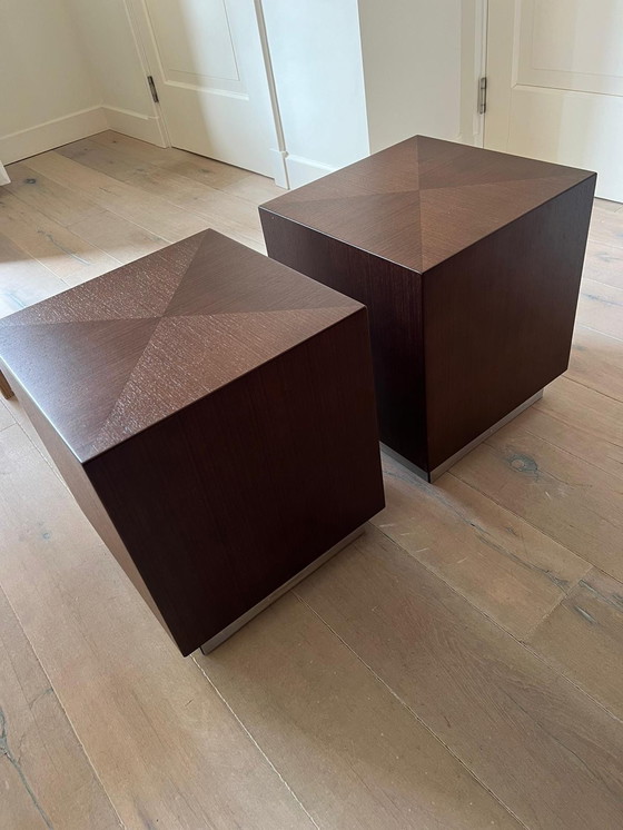 Image 1 of 2x Minotti side tables