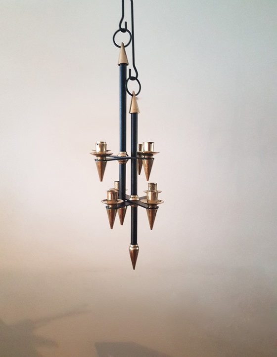 Image 1 of 2x Italian candlesticks from 1950s