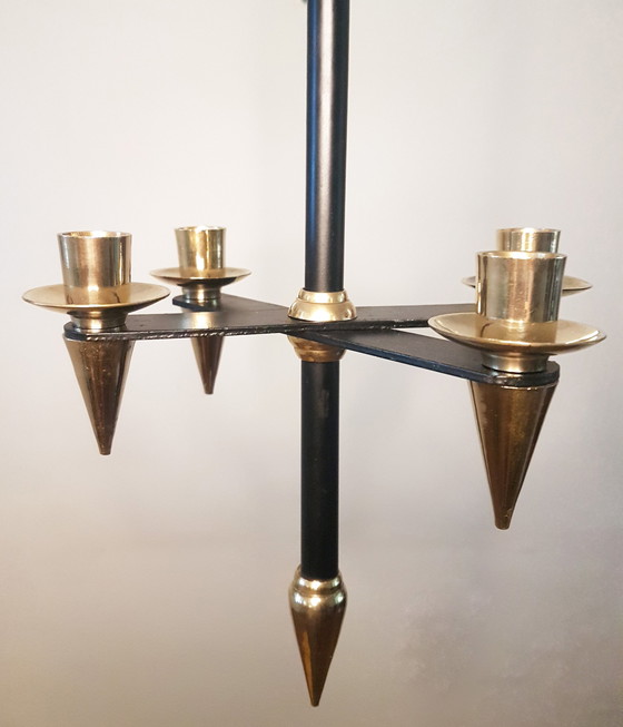 Image 1 of 2x Italian candlesticks from 1950s