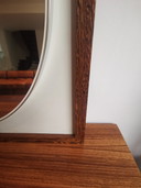 Imponente espejo de pared de Alfred Hendrickx para Belform