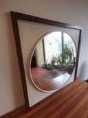Imponente espejo de pared de Alfred Hendrickx para Belform