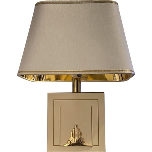 Vintage table lamp Hollywood Regency by Disderot Francia, 1970s