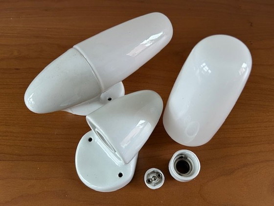 Image 1 of Set di lampade da parete vintage di Wilhelm Wagenfeld