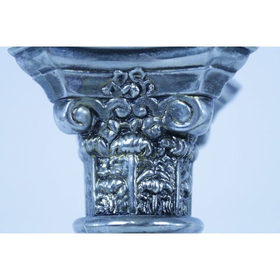 Image 1 of Coppia di portacandele vintage di Godinger Silver