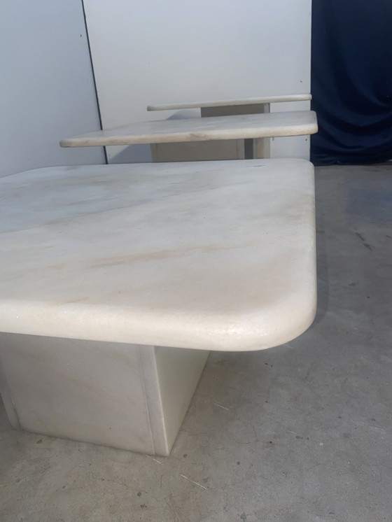 Image 1 of Set 3 Tables Natural Stone