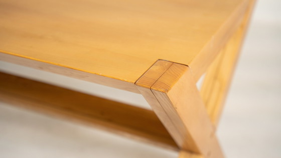 Image 1 of Mid-Century Wooden Dining Table Werther Toffoloni And Piero Palange For Germa, 1970