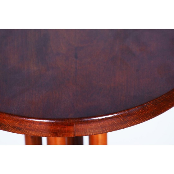 Image 1 of Piedistallo Art Déco vintage in faggio e noce, anni '20