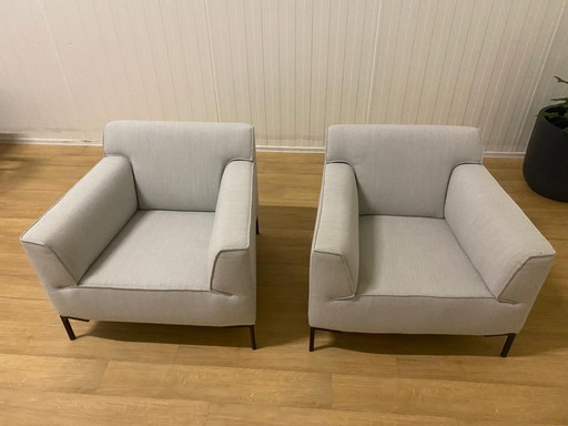 2x Design On Stock Bloq Armchairs