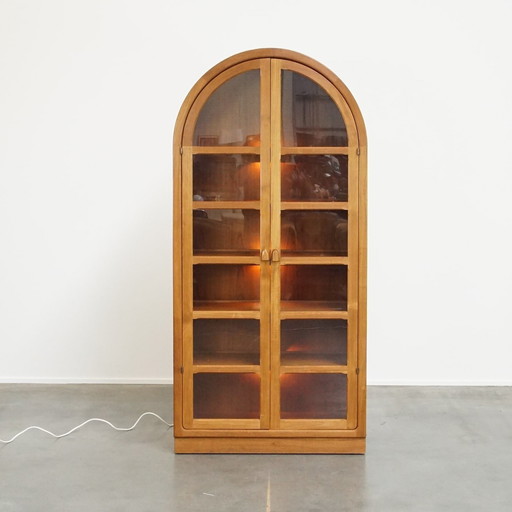 Vintage Danish Design Display Cabinet From Dyrlund With Lighting