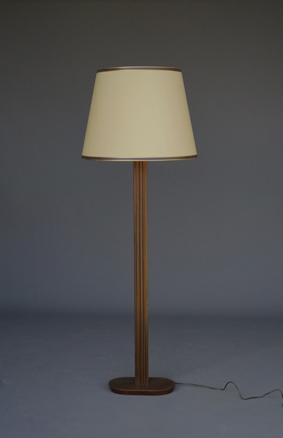 Image 1 of Lampada da terra francese in bronzo. Anni &#39;70