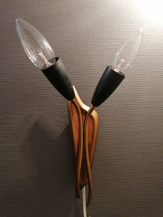 Image 1 of 2x Vintage wall lamps