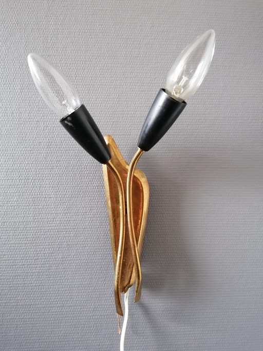 2x Lampes murales vintage