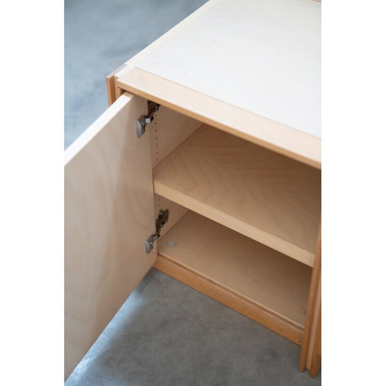 Image 1 of Vintage beech wood bookcase, Italy 1990