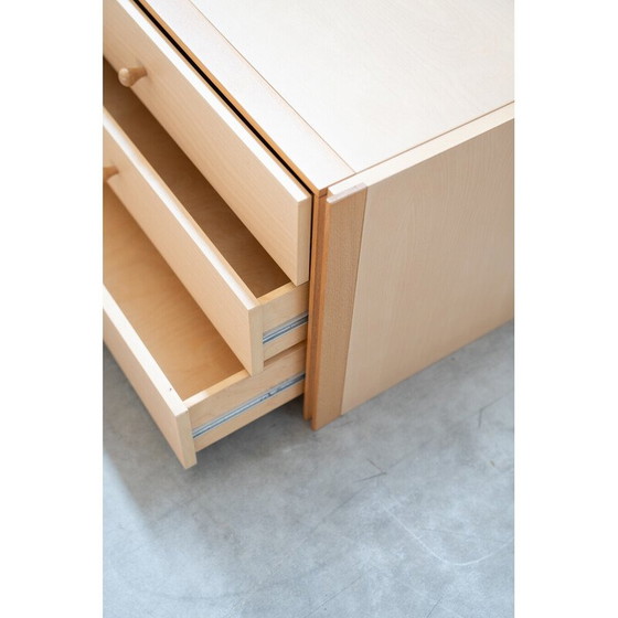 Image 1 of Vintage beech wood bookcase, Italy 1990