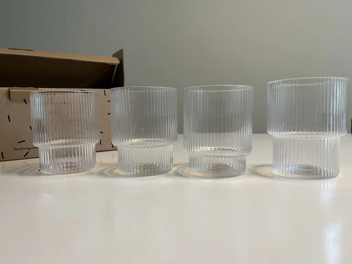 Ferm Living Ripple Glasses