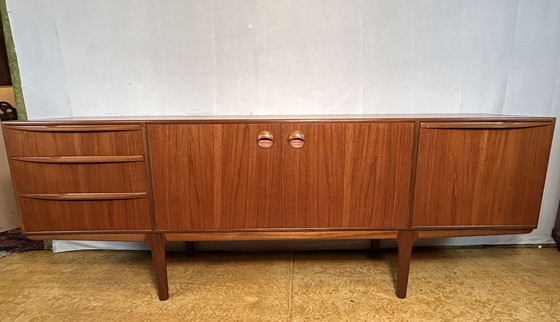 Image 1 of Mid-Century Retro Vintage Teak Sideboard By Mcintosh Torpedo 1960S 