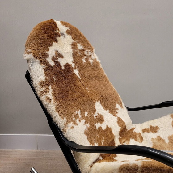 Image 1 of Vintage rocking chair "Nonna" in bentwood and chrome steel by Paul Tuttle for Strässle, Switzerland 1970