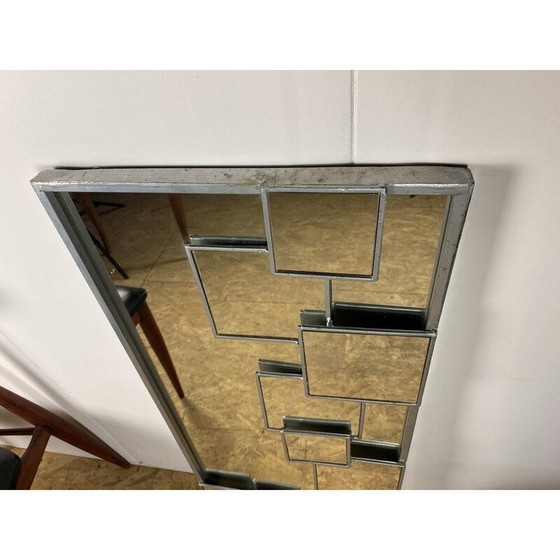 Image 1 of Vintage mirror with steel frame, 1970