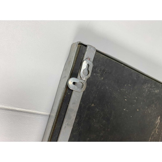 Image 1 of Vintage mirror with steel frame, 1970