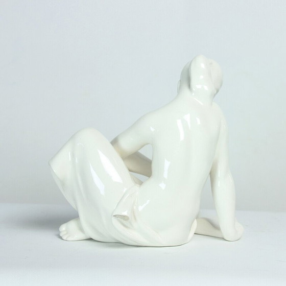 Image 1 of Vintage white porcelain sculpture for Jihokera, 1960