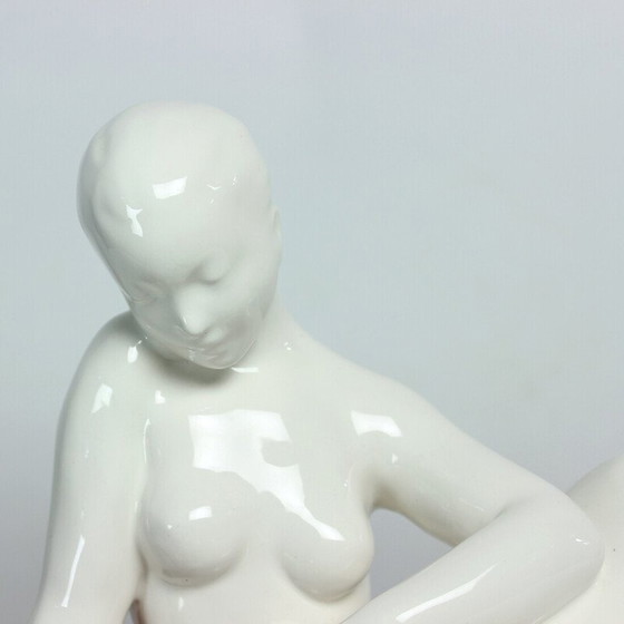 Image 1 of Vintage white porcelain sculpture for Jihokera, 1960